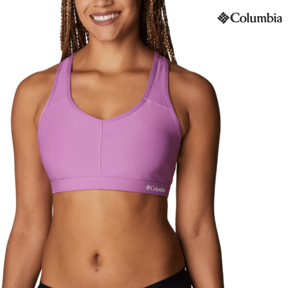 COLUMBIA PINK TECH OMNI RACER-BACK BRA XXL